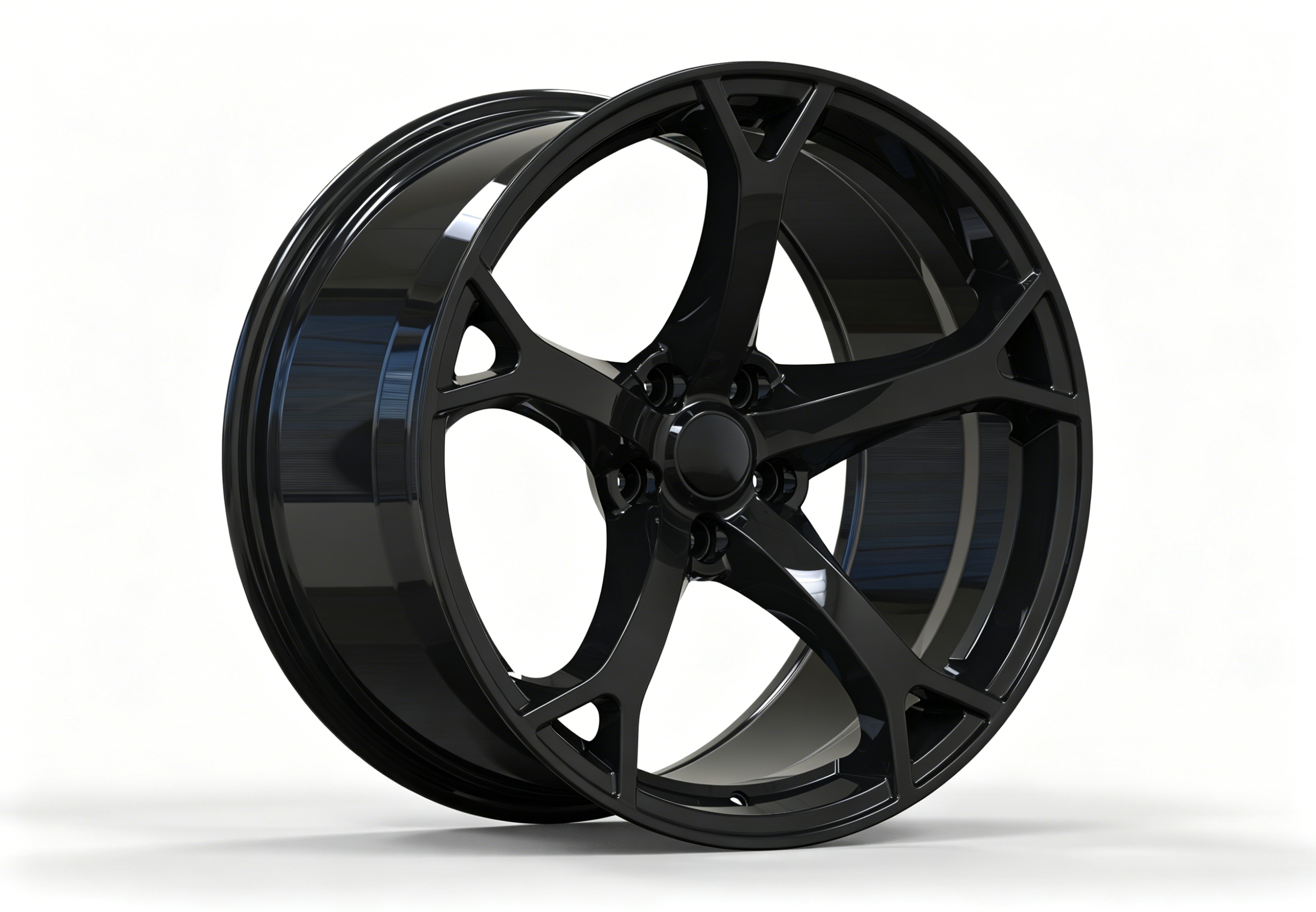 Custom Black Chrome Forged 18 19 20 21 22 Inch 5x114.3 Passenger Car ...