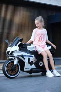 High Performance Electric Powered Ride on Toy for Boys Girls With Safety Helmets Kids <strong>Motorbikes</strong> - Product Image 3
