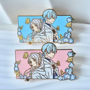 Venta al por mayor Insignia de metal Personaje de anime Frieren at the Funeral Broche Insignia Serigrafía Esmalte Pin - Product Image 1