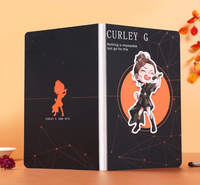 Carnet de croquis Vograce A5 personnalisé pour filles, couverture rigide, mignon, avec logo, 100 feuilles