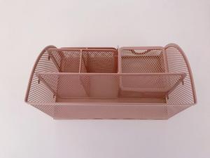 Sam Fournitures Scolaires De Bureau Ensemble De Bureau En Or <span class=keywords><strong>Rose</strong></span> En Métal Fixé Au Mur de Fil Suspendu Organisateur De Bureau - Product Image 4