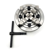 Mandrin de tour manuel en acier à 4 mors indépendantes de 160 mm K72-160 Marque SANOU