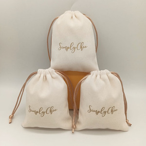 Nouveau produit Fournisseur d'usine Sac à bougies Sac à cordon Pochette en coton à cordon - Product Image 4