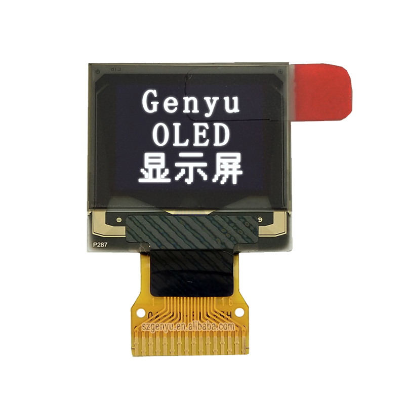 Genyu 16 pins solder type oled mono white color 64x48 dots 0.66" oled display with SPI Interface