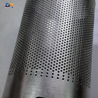 Malla filtrante de acero inoxidable 316 resistente a la sal para tratamiento de aguas residuales costeras y acuicultura marina, malla filtrante, lámina metálica perforada