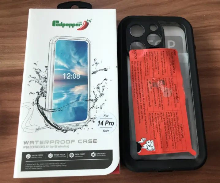 Amazon Venda Quente 2024 Redpepper Mergulho caso IP68 Caixa De Telefone À Prova D' Água Para Samsung S24 Plus S22 S23 Ultra Para Iphone 15