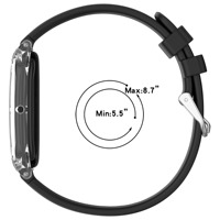 Nouveau bracelet de montre en silicone séparé avec barrettes à ressort, bracelet de remplacement pour montre connectée Google Fitbit Air