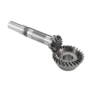 Customized High Precision Steel Transmission Parts C45 Forged Spline Spur Shaft Gear