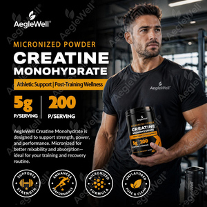 AegleWell Creatina en Polvo Más Vendida |   Envase Grande de 200 Porciones, Apoya la Masa Muscular Magra y la Resistencia en Entrenamientos de Alta Intensidad - Product Image 6
