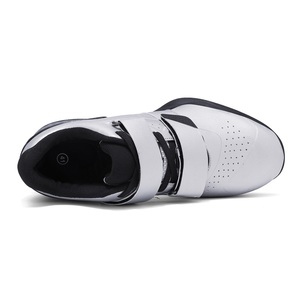 Chaussures de musculation pour hommes, baskets d'entraînement aux squats, chaussures de sport athlétiques, à enfiler, basses, à boucles et crochets, en microfibre, légères - Product Image 4