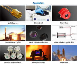Nhà Máy Tùy Chỉnh Quang Học Silicon <span class=keywords><strong>Plano</strong></span>-Lõm Ống Kính Monocrystalline SI Phẳng Lõm Ống Kính Cho Quang Học Hồng Ngoại - Product Image 6
