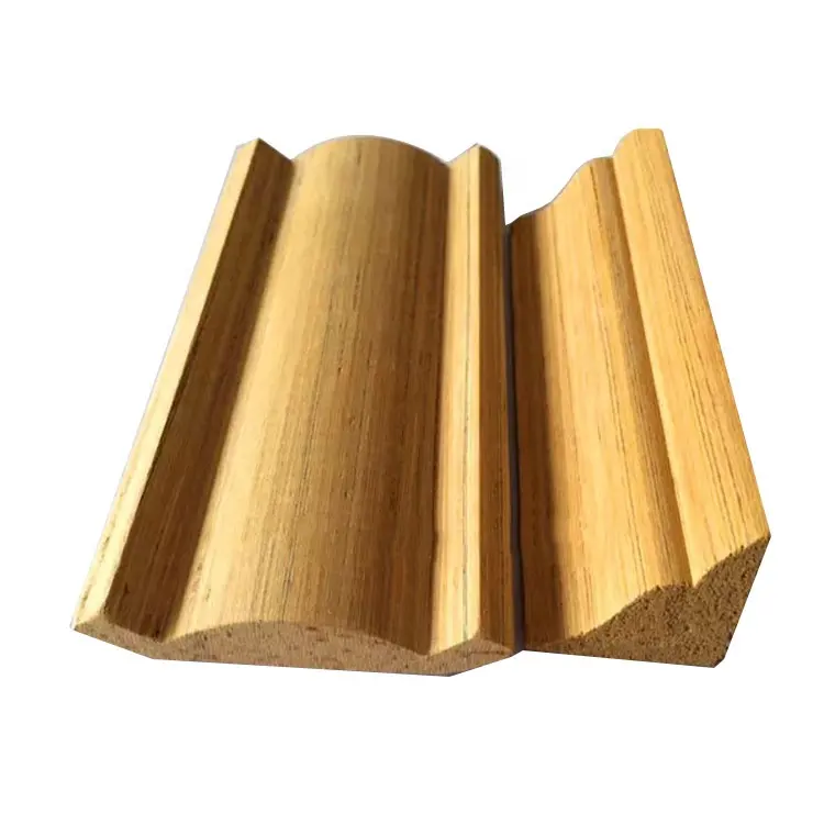 भारत के बाजार टोह सागौन लकड़ी स्ट्रिप्स उभरा लकड़ी moldings झुकने झुकने