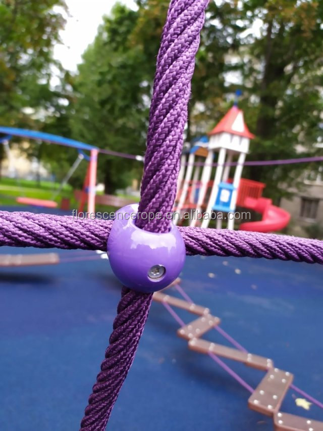 Outdoor Rope Climbing Playground Swing Bridge for Children