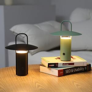 Nouvelle lampe de table portable USB sans fil en métal, lampe de bureau rechargeable, lampe de camping pour restaurant, hôtel, chambre, éclairage nocturne - Product Image 2