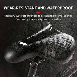 <span class=keywords><strong>Selle</strong></span> de vélo de course respirante et légère pour <span class=keywords><strong>VTT</strong></span>, vélos de route et de montagne - Product Image 3