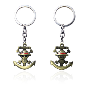 창조적 인 금속 앵커 자동차 열쇠 고리 남자 여자 아이 선물 보석 애니메이션 열쇠 고리 - Product Image 1
