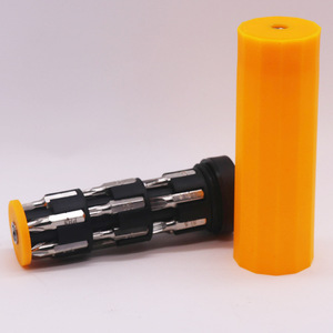 18 In 1 <b>Screwdriver</b> <b>Set</b> Cylindrical Portable Household Multi Functional Phillips Head Magnetic <b>Bits</b> For Diy Repair Tools - Product Image 2