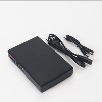 Catu Daya Cadangan UPS Mini Portabel 18W Multi Tegangan 5/9/12/15/24V USB POE Port Power Bank untuk Kamera Keamanan Router Wifi