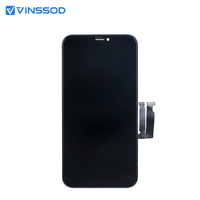 Layar Sentuh Berkualitas Tinggi untuk iPhone XR, Perakitan Layar Pengganti untuk Perbaikan Ponsel, Adaptor Grosir
