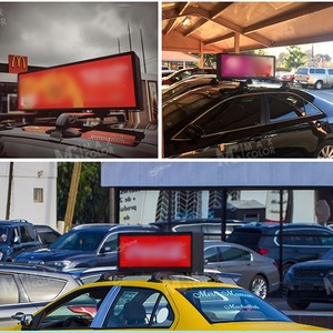 360spb hai mặt xe Roof <span class=keywords><strong>LED</strong></span> quảng cáo Màn hình hiển thị 960x320 mét 12V không thấm nước taxi Top dẫn đăng ký - Product Image 6