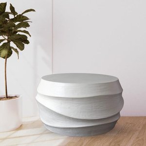 โต๊ะกาแฟคอนกรีตอเนกประสงค์โต๊ะข้างโซฟาเฟอร์นิเจอร์ห้องรับแขกในบ้านปรับแต่งได้สไตล์เวียดนาม - Product Image 5