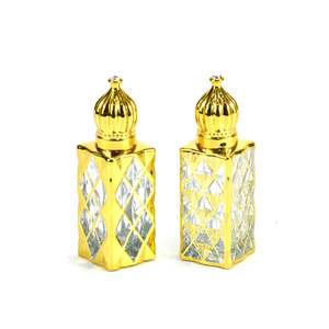 Nuevo Envase Cuadrado de 12 ml, Moderno, con Estampado Dorado Especial, Estilo Folclórico de Dubái, Botella de Vidrio para Perfume Árabe, Roll-on para Aceite Esencial - Product Image 2