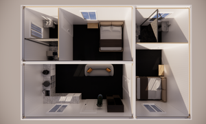 Contenedor Desmontable Estándar para Exportación, Casa Contenedor para Oficina Logística, <span class=keywords><strong>Estación</strong></span> de Control Modular de Paquete Plano, Unidad de Instalación Rápida de Fábrica - Product Image 5