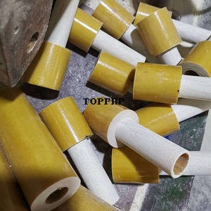 China Processable Yellow Epoxy <b>Resin</b> Fiberglass Insulating Tube - Product Image 3