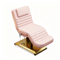 Table de massage pour soins de beauté Salon spa médical de thérapie électrique moderne de haute qualité Salon de cils Lit de thérapie de beauté inclinable