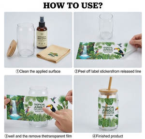 Vinilos UV para Botellas, Transferencias PET a Todo Color, Calcomanías, Pegatinas de Plastisol para Tazas - Venta al por Mayor de Fábrica Hongtu Xinghan - Product Image 5