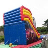 Orient Inflatables meilleure vente populaire super héros toboggan gonflable avec piscine pour enfants et adultes