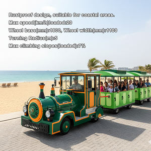 Train sans rails de haute qualité pour <span class=keywords><strong>parc</strong></span> d'attractions, bus touristique personnalisé de 20 places, train électrique de Noël pour enfants - Product Image 2