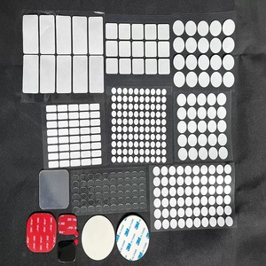Nastro Adesivo Rotondo Fustellato Personalizzato ETC, Nastro <span class=keywords><strong>Biadesivo</strong></span> Acrilico Nero Trasparente di Grado Automobilistico ad Alta Adesività - Product Image 1