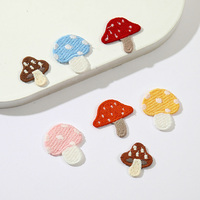Patch brodé en forme de champignon personnalisé pour serviette, vêtement brodé, accessoire pour cheveux en forme de champignon, accessoires pour chapeau, bricolage