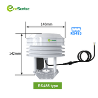 Capteurs de qualité de l'air Outdoor Smart Temperature Humidity Noise Co So2 PM2.5/PM10 Persienne Versatile Meter Environmental Monitoring