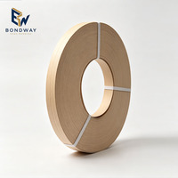 Bande de chant PVC à grain de bois écologique, résistante, épaisseur et largeur personnalisables, directement de l'usine, pour portes d'armoires, contreplaqué et MDF