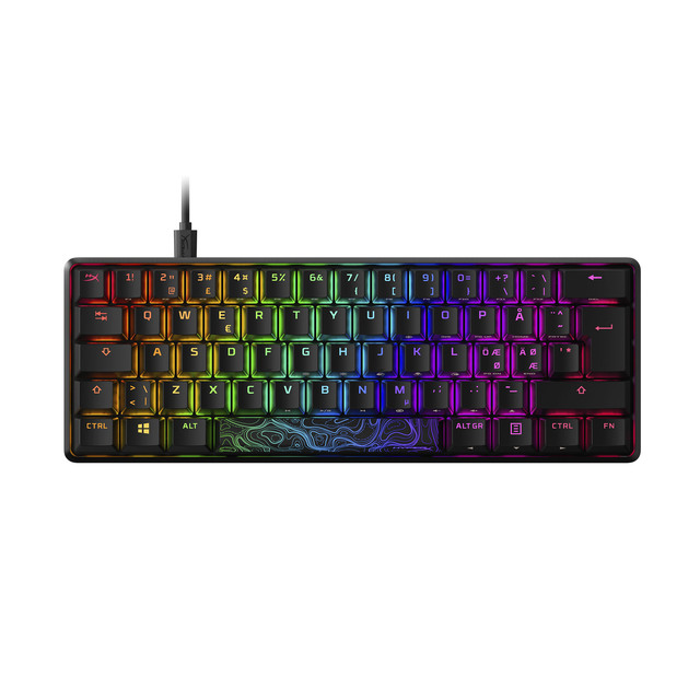 HyperX Alloy Origins 60 RGB Mechanical Gaming Keyboard Ultra Compact 60 Form Factor Gaming Keyboard