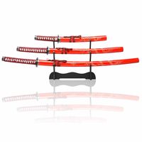 OEM 98cm/77/42 Ensemble de 3 pièces d'épées de jouets Katana en bois populaires Motif de dragon décoratif pour les collections de cosplay en gros