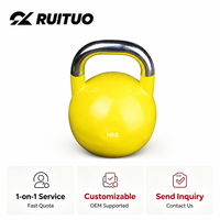Kettlebell en fer durable avec poignée antidérapante pour un entraînement universel et une musculation complète du corps