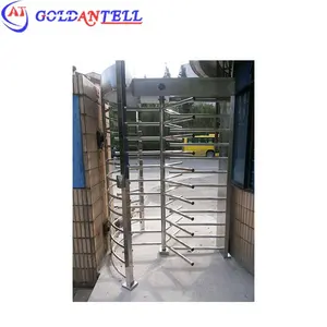 Entrance control China OEM waist full height electronic turnstile barrier gate