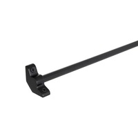 ALY DECOR Embouts de rideaux en alliage d'aluminium, antirouille, durables, robustes, pratiques, modernes, personnalisables, fixation par vis, accessoires pour rideaux, escalier