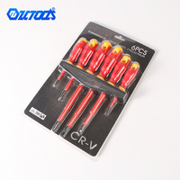 Qixin Chine Usine Personnalisé Spécial VDE Tournevis Électrique Ensemble Logo Personnalisé Poignée AC Tournevis