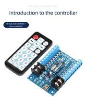 Contrôleur de modèle Lededit RH-18, programmable DIY, 3.7-12V, pour table de sable, vitrine, étagère, LED 12 canaux 28W 3A, garantie 2 ans