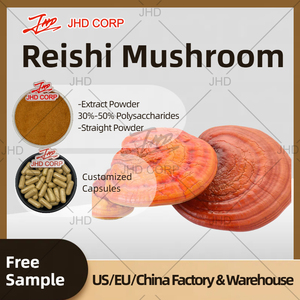 Порошок экстракта красного гриба Рейши пищевого качества, 30% полисахаридов, 100% чистый, в бочках, поставка со складов США и ЕС - Product Image 2