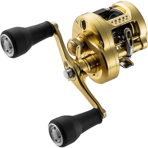 <span class=keywords><strong>Moulinet</strong></span> spinning de qualité pour la pêche <span class=keywords><strong>en</strong></span> <span class=keywords><strong>mer</strong></span> CALCUTTA CONQUEST série 101, construction métallique, rapport de transmission 6.3:1, pour droitier - Product Image 1