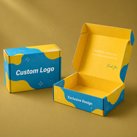 Boîte d'expédition cosmétique personnalisée avec logo OEM, emballage en carton ondulé pour cosmétiques, boîte postale en papier