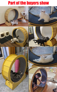 高品质宠物跑步机互动宠物玩具猫运动跑步轮攀爬架静音环保可持续室内 - Product Image 6