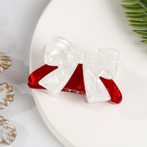 Pinza de Pelo de Acetato con Diseño de Mariposa para Niñas, Decoración de Pelo de Alta Calidad con Empaque de Cartón, Segura para Peinar - Product Image 4