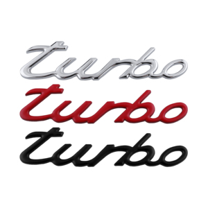 Logotipo de la marca Make You Own Turbo Car Emblem Professional Custom Car Sticker Badge Venta al por mayor Accesorios <span class=keywords><strong>para</strong></span> automóviles - Product Image 1