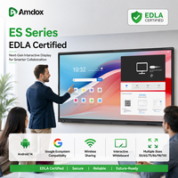 Pizarra Interactiva Inteligente para Aulas y Reuniones de 65/75/85/110 Pulgadas, 4K, Táctil de 40 Puntos, con Sistema Operativo Android/Windows